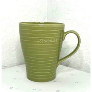 Starbucks 2009 Design House Stockholm Green Coffee‎ Mug 12 fl oz